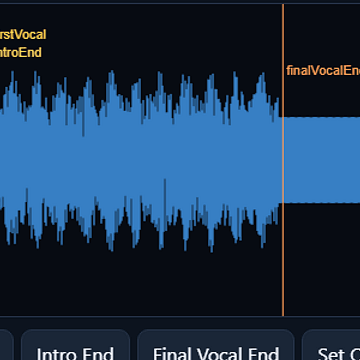 WM Cart Wall waveform cue editor