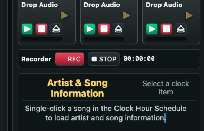 WM Play one-click recorder controls